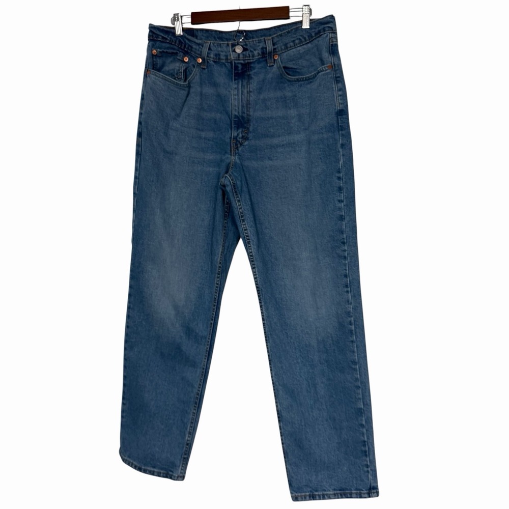 Levi's 550 Jeans Men's 36x32 Actual 31 Inseam Relaxed Fit Blue Denim Straight